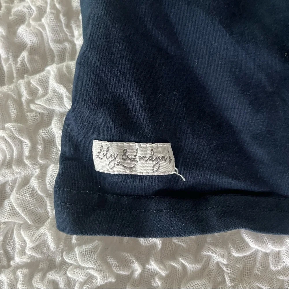 Lily & Londyn’s navy short sleeve boutique dress size 4 girls